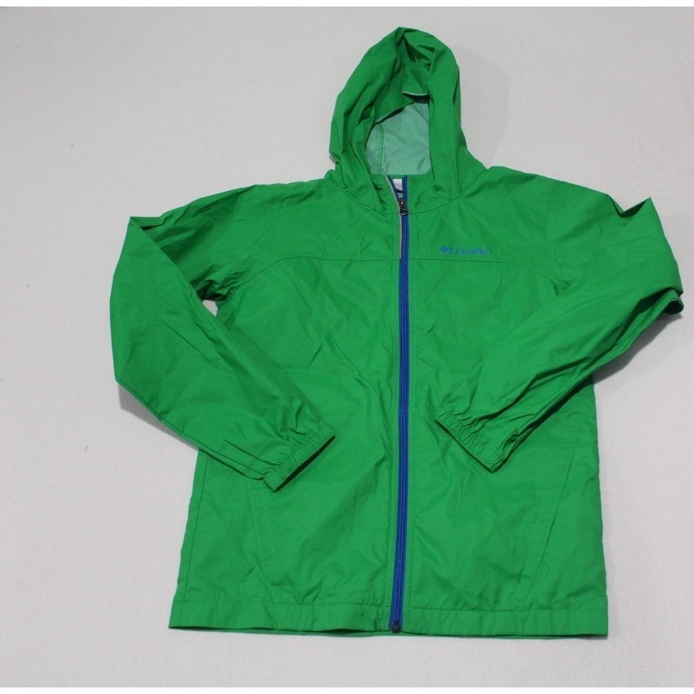 Columbia Kids Green Jacket Outdoor Windbreaker Size Large